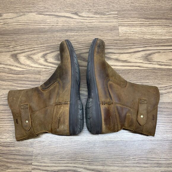 Merrell Boots Encore Kassie Ankle Brown Leather Waterproof Women's 8.5 J95326 - Picture 2 of 10